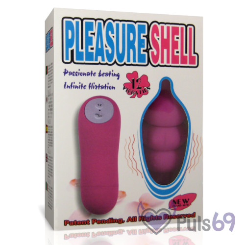 Виброяйцо ребристое на пульте управления Pleasure Shell от Baile Виброяйцо ребристое на пульте управления Pleasure Shell от Baile