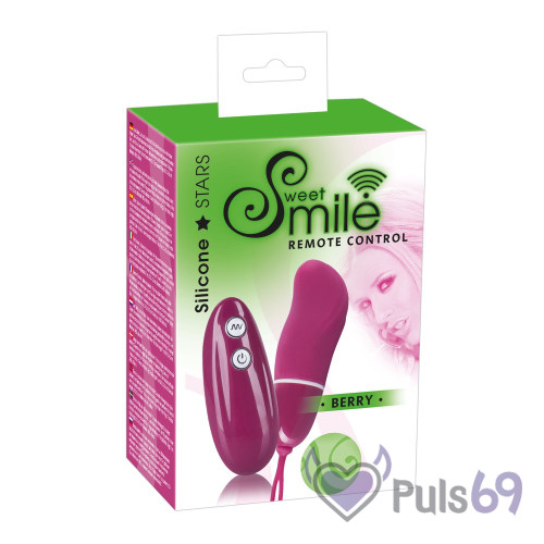 Виброяйцо Sweet Smile Remote Control Berry с пультом ДУ от Orion Виброяйцо Sweet Smile Remote Control Berry с пультом ДУ от Orion