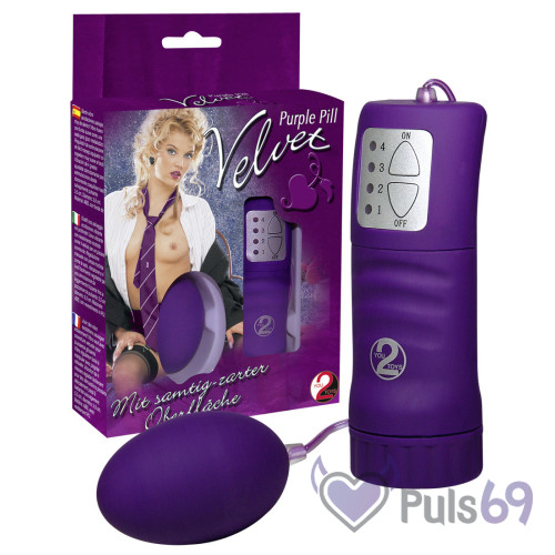 Виброяйцо Velvet Purple Pill с пультом ДУ от Orion Виброяйцо Velvet Purple Pill с пультом ДУ от Orion