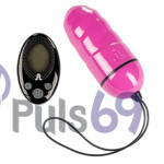 Виброяйцо Adrien Lastic Ocean Storm Pink с пультом ДУ