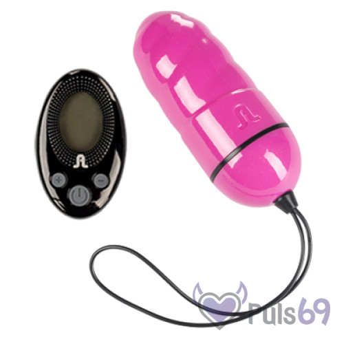 Виброяйцо Adrien Lastic Ocean Storm Pink с пультом ДУ