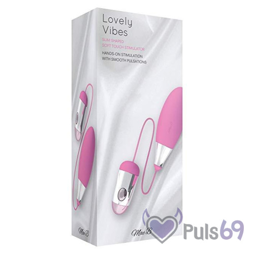 Виброяйцо Mae B Lovely Vibes Slim Shaped Soft Touch Stimulator Pink Виброяйцо Mae B Lovely Vibes Slim Shaped Soft Touch Stimulator Pink