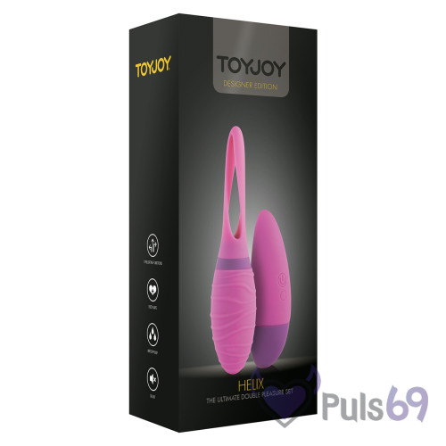 Виброяйцо Toy Joy Helix Remote Vibrating Egg с дистанционным управлением Виброяйцо Toy Joy Helix Remote Vibrating Egg с дистанционным управлением