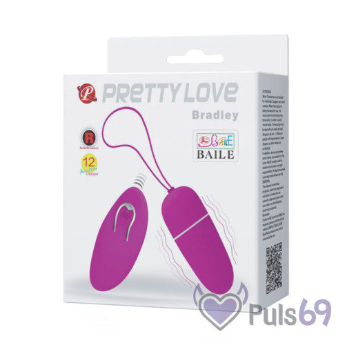 Виброяйцо Pretty Love Bradley от Baile, 12 режимов вибрации Виброяйцо Pretty Love Bradley от Baile, 12 режимов вибрации