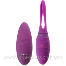 Виброяйцо Toy Joy Helix Remote Vibrating Egg Purple с дистанционным управлением Виброяйцо Toy Joy Helix Remote Vibrating Egg Purple с дистанционным управлением