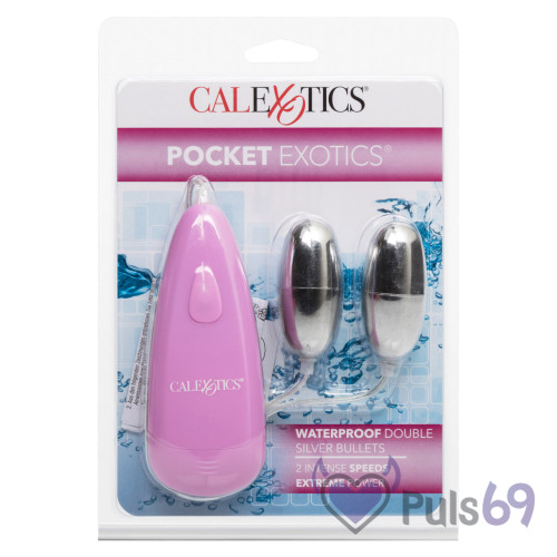 Виброяйцо Pocket Exotics Double Bullets Виброяйцо Pocket Exotics Double Bullets