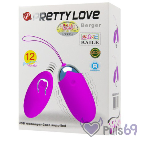 Беспроводное виброяйцо Pretty Love Berger от Baile, 12 режимов вибрации Беспроводное виброяйцо Pretty Love Berger от Baile, 12 режимов вибрации