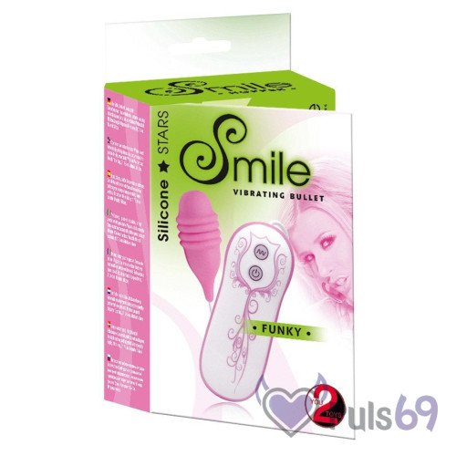 Виброяйцо Smile Funky Vibrating Bullet Pink от Orion Виброяйцо Smile Funky Vibrating Bullet Pink от Orion