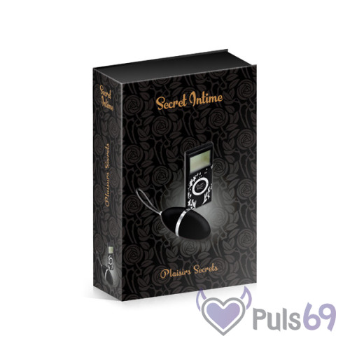Виброяйцо Secret Intime Plaisirs Secrets Love Egg Black Виброяйцо Secret Intime Plaisirs Secrets Love Egg Black
