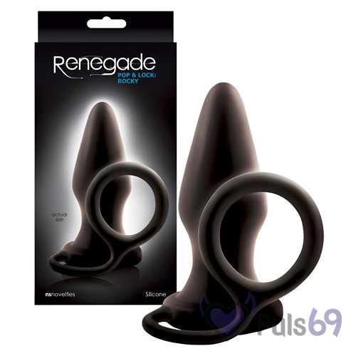 Анальная пробка с кольцом RENEGADE