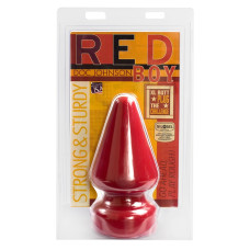 Большая анальная пробка RED BOY Большая анальная пробка RED BOY