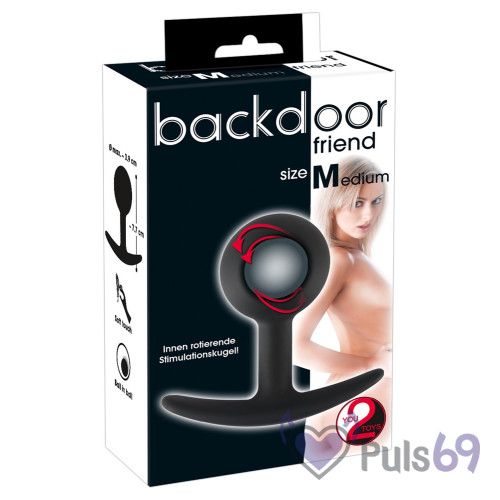 Анальная пробка Backdoor Friend Средняя