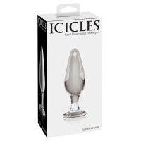 Анальная пробка стеклянная ICICLES №26 Анальная пробка стеклянная ICICLES №26