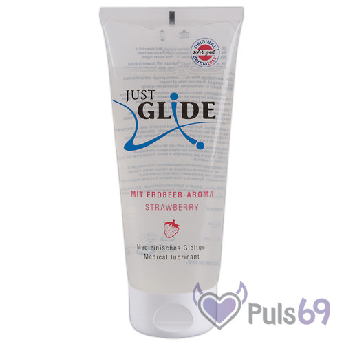 Смазка аква клубника Just Glide 200 мл