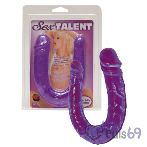 Фаллоимитатор двойной SEX TALENT (фиолет.)