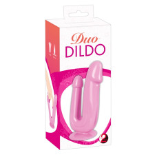 Фаллоимитатор двойной на присоске DUO DILDO Фаллоимитатор двойной на присоске DUO DILDO