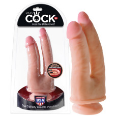 Фаллоимитатор двойной на присоске King Cock Фаллоимитатор двойной на присоске King Cock