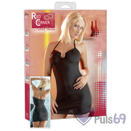 Мини-платье RED CORNER ELEGANT (чёрное)