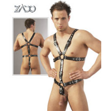 Кожаное боди ZADO