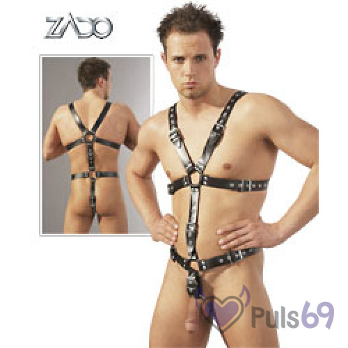 Кожаное боди ZADO