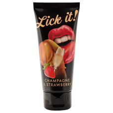 Оральная смазка ШАМПАНСКОЕ И ЗЕМЛЯНИКА Lick It (100 мл) Оральная смазка ШАМПАНСКОЕ И ЗЕМЛЯНИКА Lick It (100 мл)