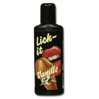 Оральная смазка ВАНИЛЬ Lick It (100 мл)