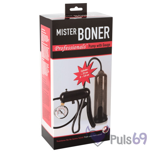 Помпа для пениса с манометром Mr. Boner (Professional)