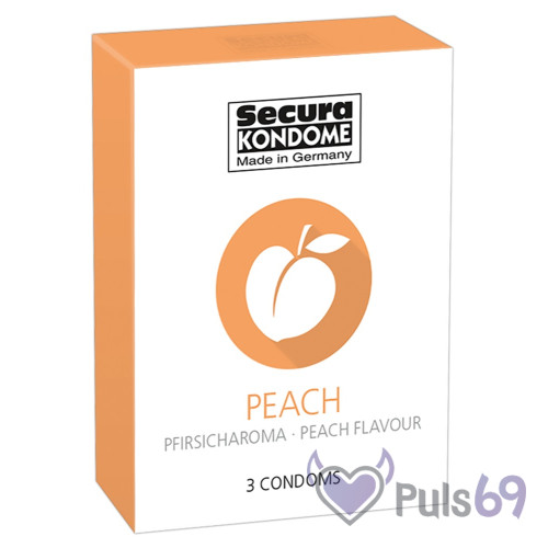 Презервативы SECURA ПЕРСИК 3 шт