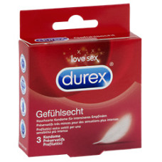 Презервативы DUREX  чувство 3 шт