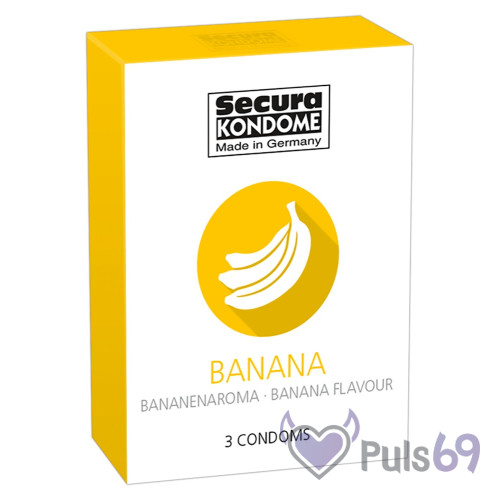 Презервативы SECURA БАНАН 3 шт