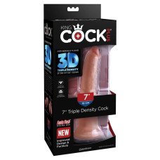 Фаллоимитатор на присоске King Cock Triple Density (18 см) Фаллоимитатор на присоске King Cock Triple Density (18 см)
