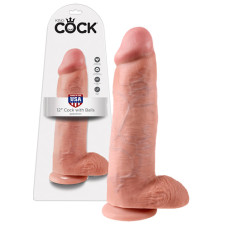 Фаллоимитатор на присоске с мошонкой King Cock (30,5 см) Фаллоимитатор на присоске с мошонкой King Cock (30,5 см)