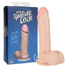 Фаллоимитатор на присоске Realistic Cock 6 Фаллоимитатор на присоске Realistic Cock 6