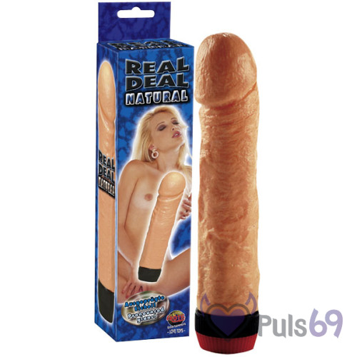 Вибратор REAL DEAL натуральный