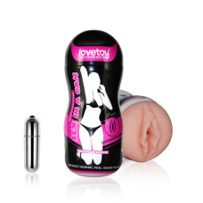 Мастурбатор с вибрациейSEX IN A CAN Мастурбатор с вибрациейSEX IN A CAN
