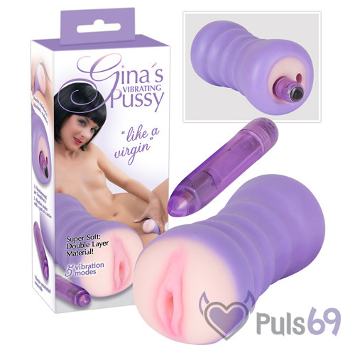 Мастурбатор с вибрацией GINA'S PUSSY