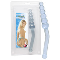 Анальная цепочка (прозрачно-голубая) Анальная цепочка (прозрачно-голубая)