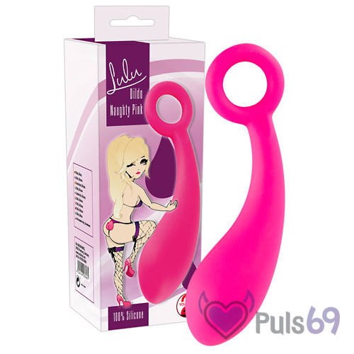 Фаллоимитатор с кольцом Lulu (розовый)