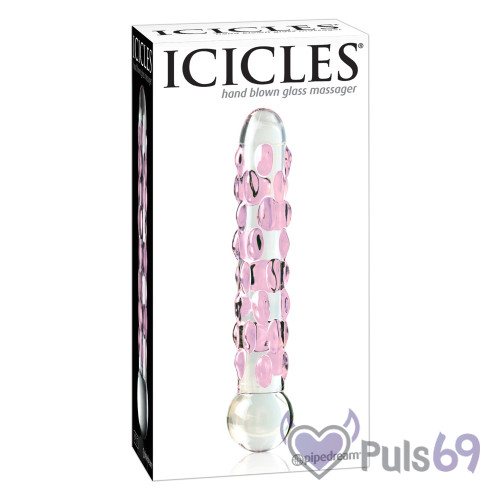 Фаллоимитатор стеклянный ICICLES №7