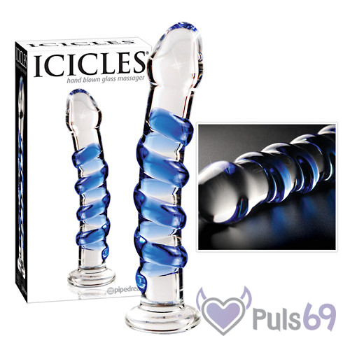 Фаллоимитатор стеклянный ICICLES №5