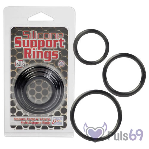 Кольца для пениса  Support rings чорные