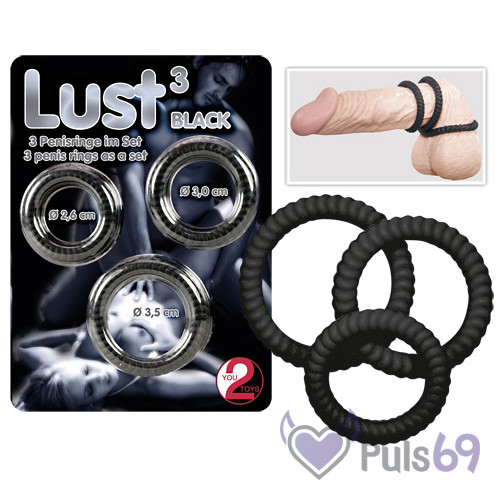 Кольца Lust (черные)