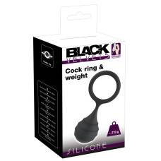 Кольцо для пениса с грузиком BLACK Кольцо для пениса с грузиком BLACK